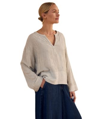 Women's V Neck Relaxed Swing Top