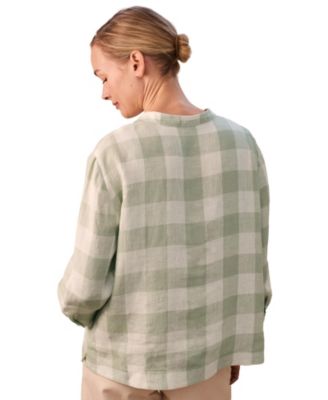 Women's Check Swing Blouse