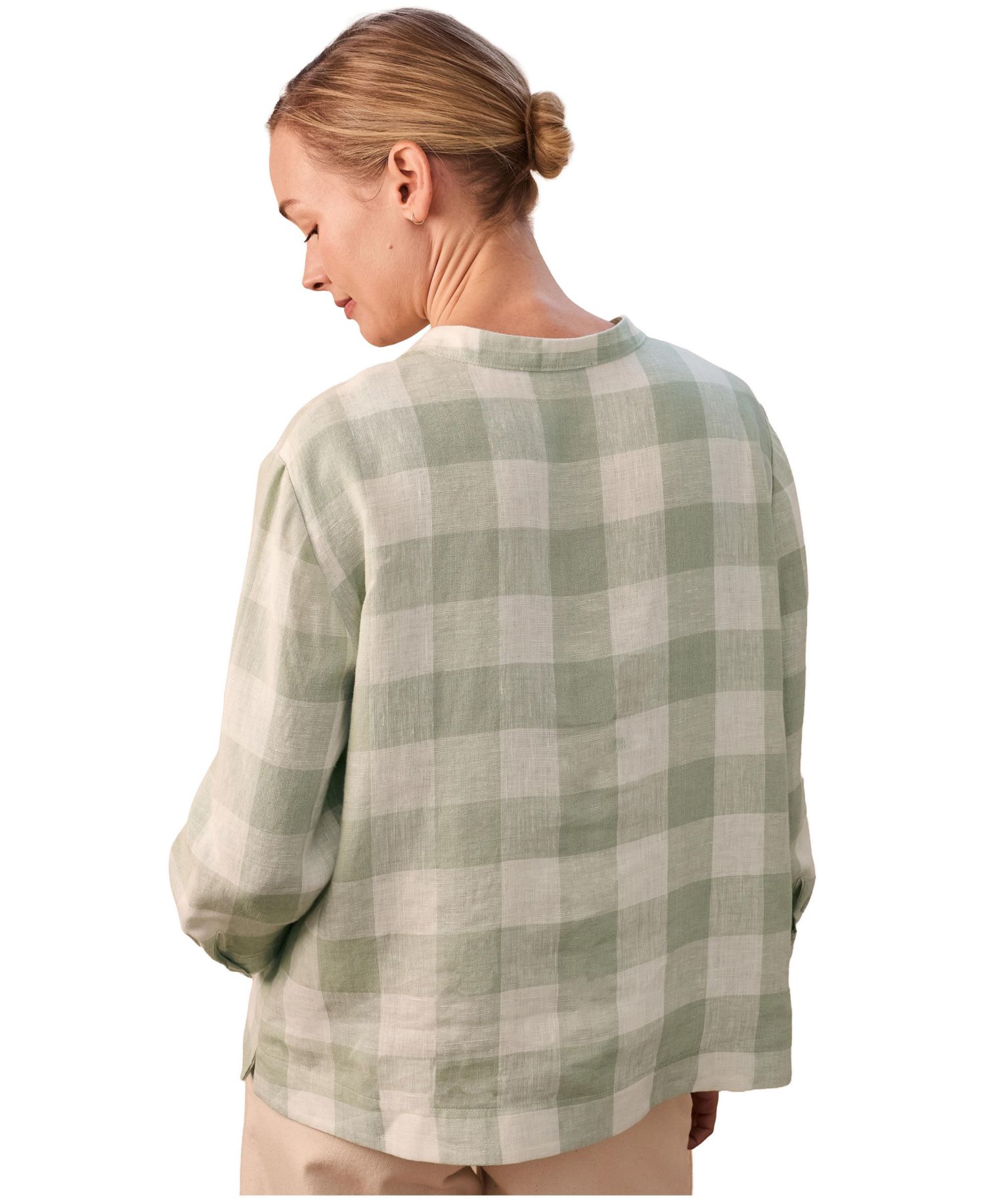 Women's Check Swing Blouse
