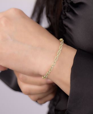 Diamond Square Link Bracelet (2 ct. t.w.) in 14k Gold or 14k White Gold