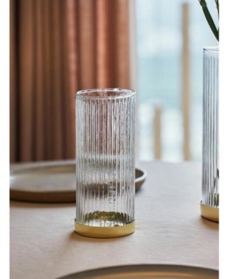 Fluted Glass Vase/Planter