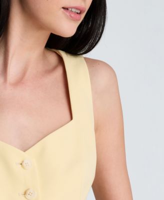 Women's Sleeveless Curved Peplum Vest