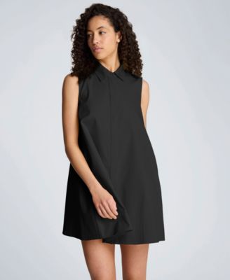 Women's Sleeveless Trapeze Mini Dress