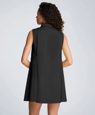 Women's Sleeveless Trapeze Mini Dress