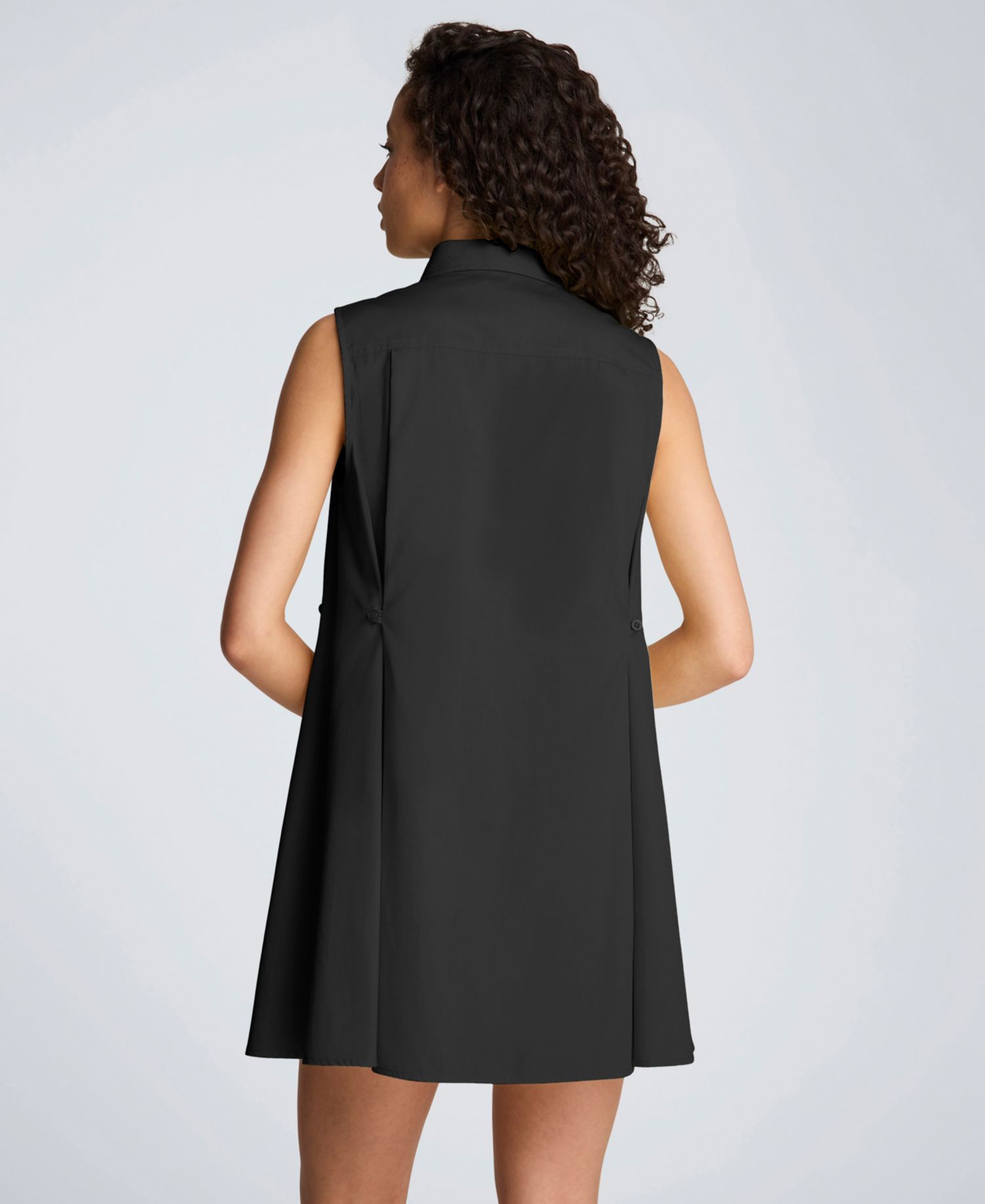 Women's Sleeveless Trapeze Mini Dress