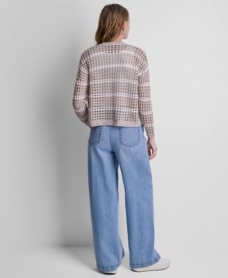 Women's Relaxed-Fit Open-Front Cardigan