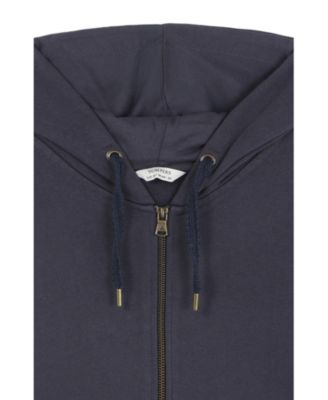 Little Girls Embossed Skull Zip Hoodie