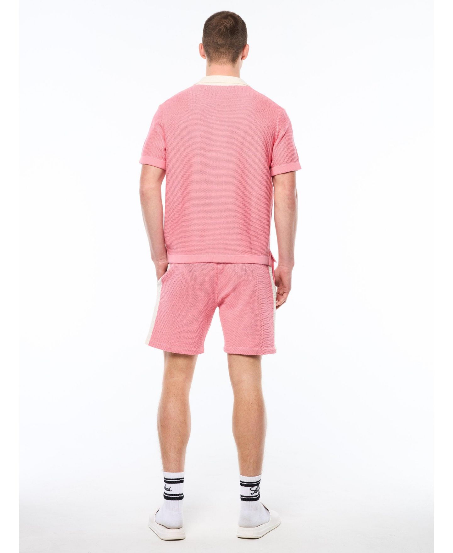 Мужской топ Sergio Tacchini Fratelli Crochet Cabana, цвет: Розовый — фото 4