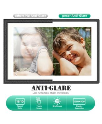 by Lexar 10.1" WiFi Digital Photo Frame | HD Anti-Glare Touch Display | 32GB Storage | Share Photos/Videos via App | Perfect for Gifting