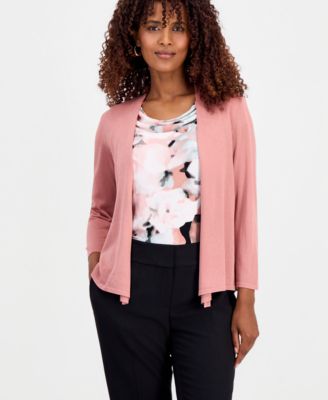 Women's Open-Front A-Line Cardigan