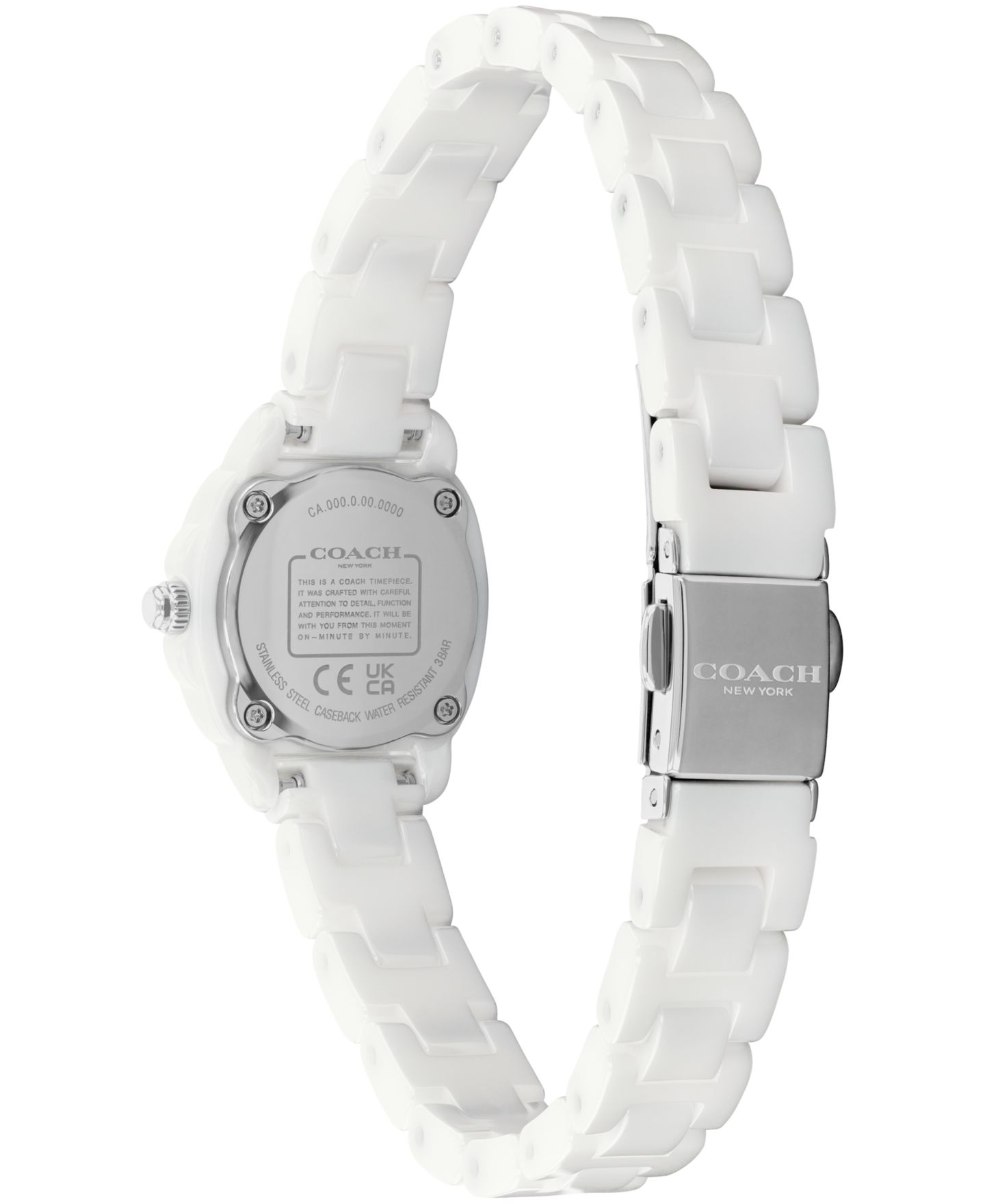 Женские часы Coach Kitt White Ceramic Bracelet Watch 21mm — фото 3