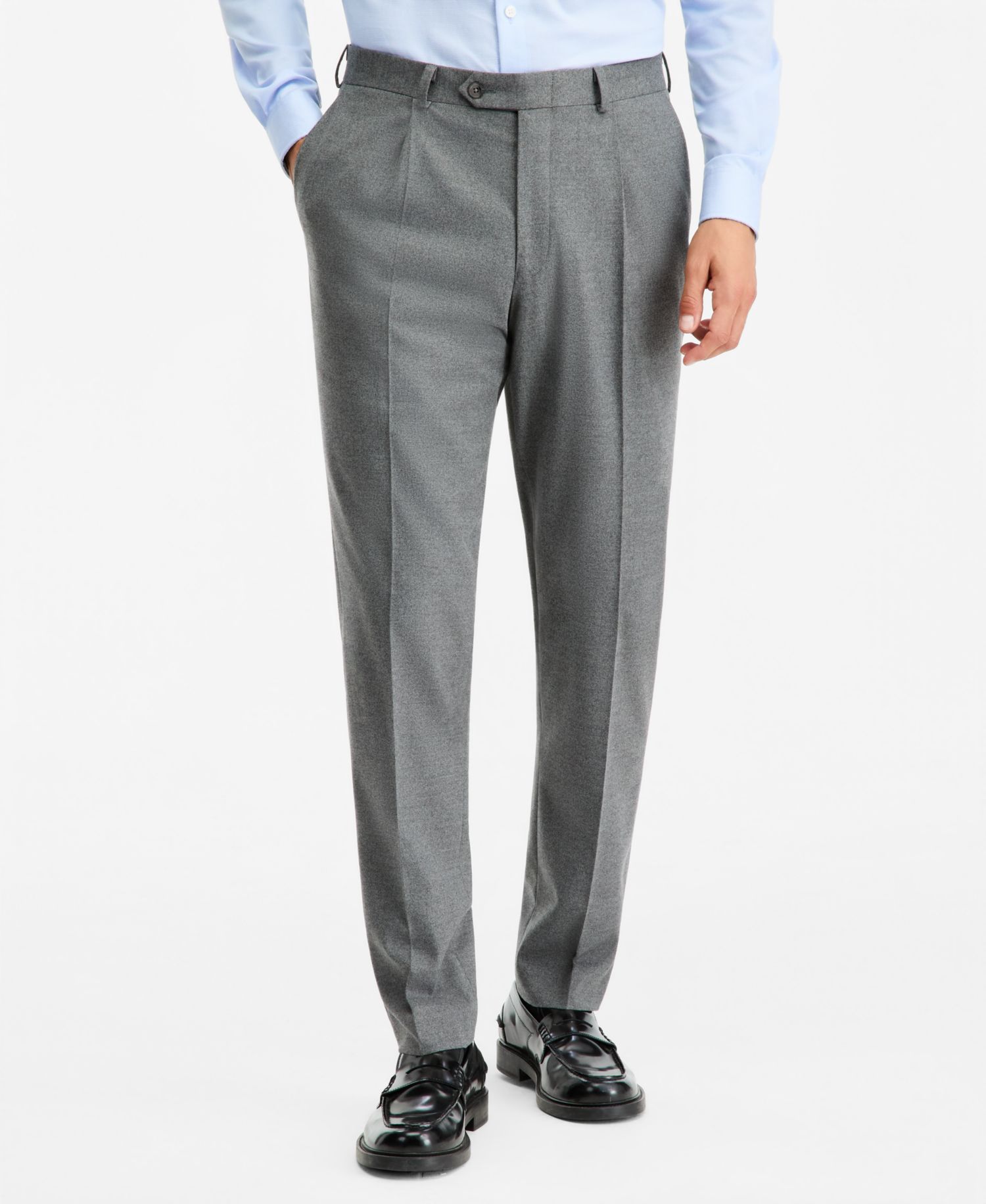 Men's Classic-Fit Flannel Solid Pants