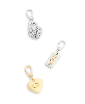 Gold Collectible Signature Sculpted C Heart Jewelry Charm