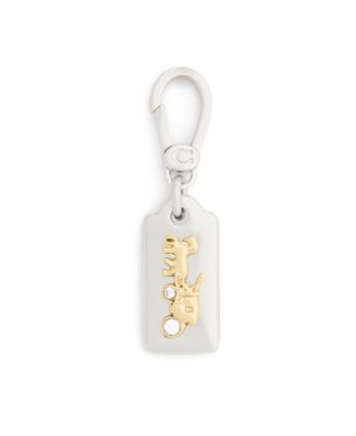 COACH Two-Tone Collectible Signature Horse Carriage Jewelry Charm