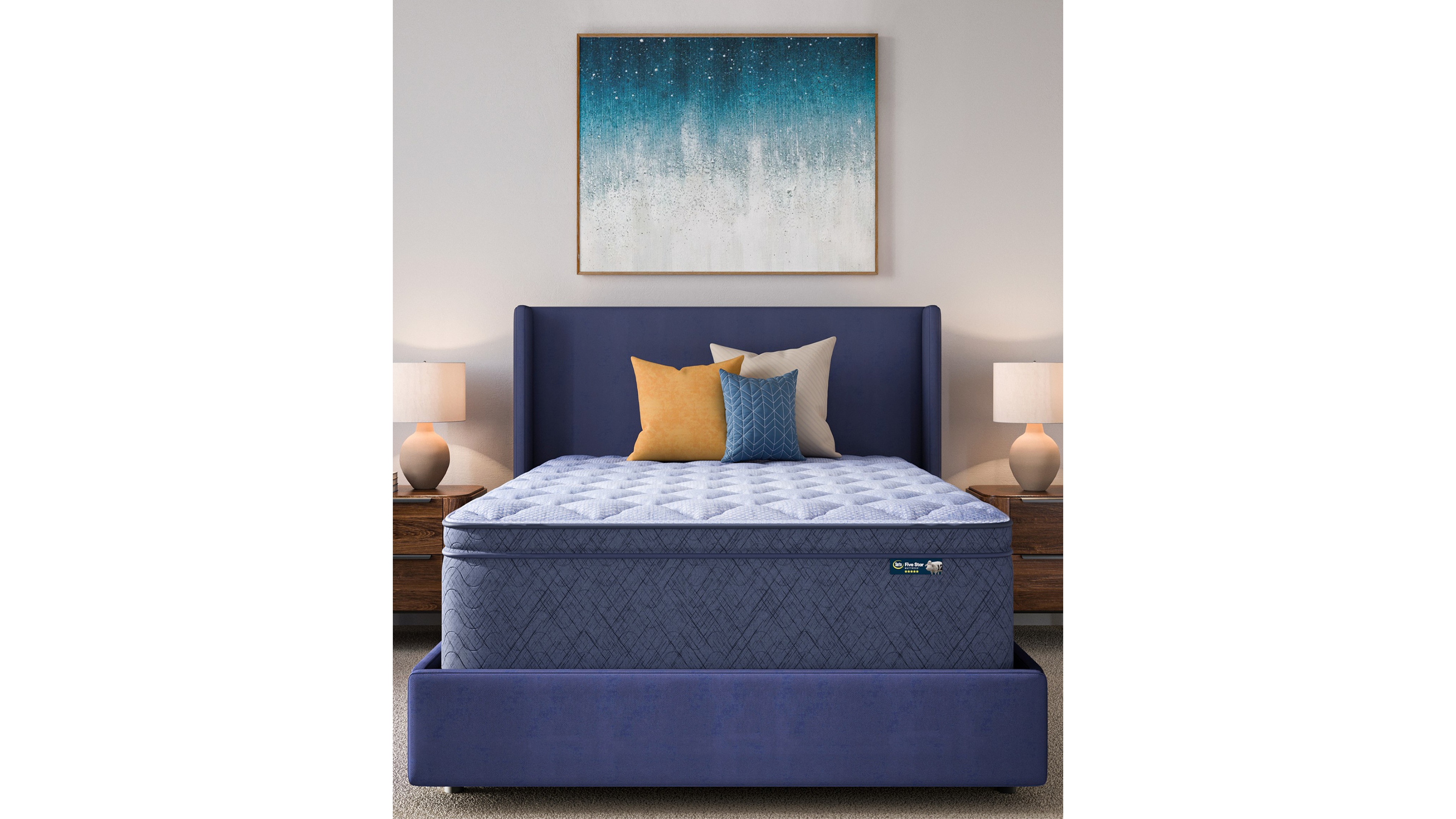 Serta Dream Haven 16" Plush Pillow Top Mattress, Twin
