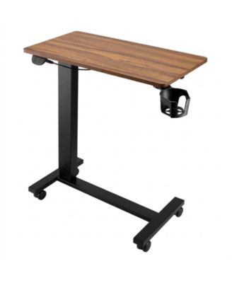 Overbed Table, Mobile with Electric Lift, Adjustable Height for Home or Office