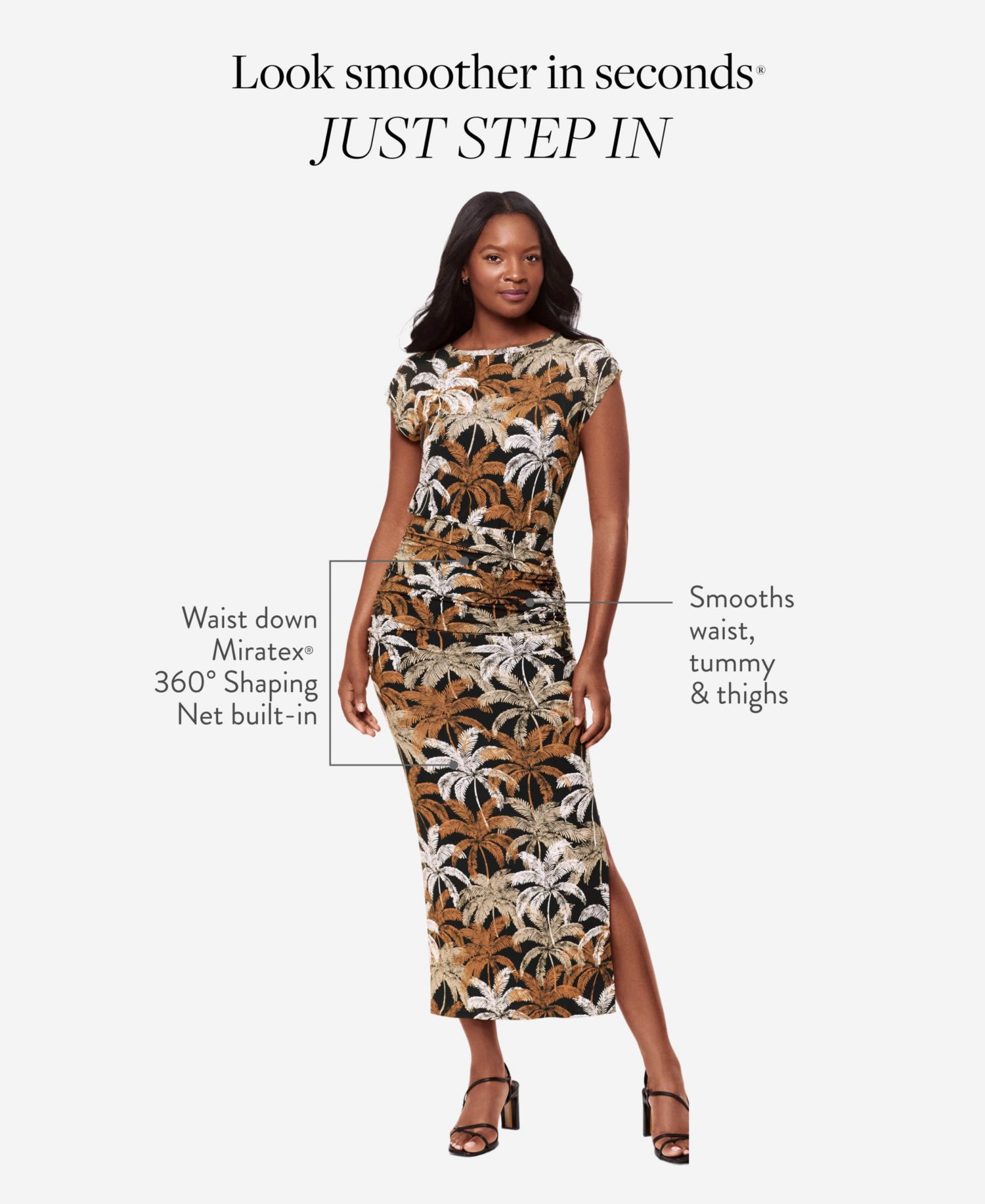 Women's Boat Neck Shaping Dress