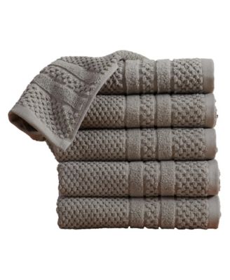 Cotton Textured 6pk Hand Towel Set