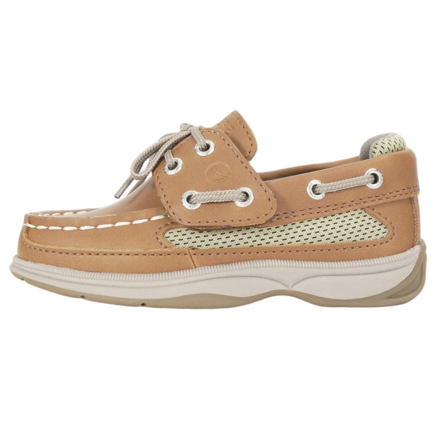 Кроссовки Sperry Lanyard Boat Shoes with Memory Foam Insole для девочек, цвет: Каштановый кожаный — фото 5