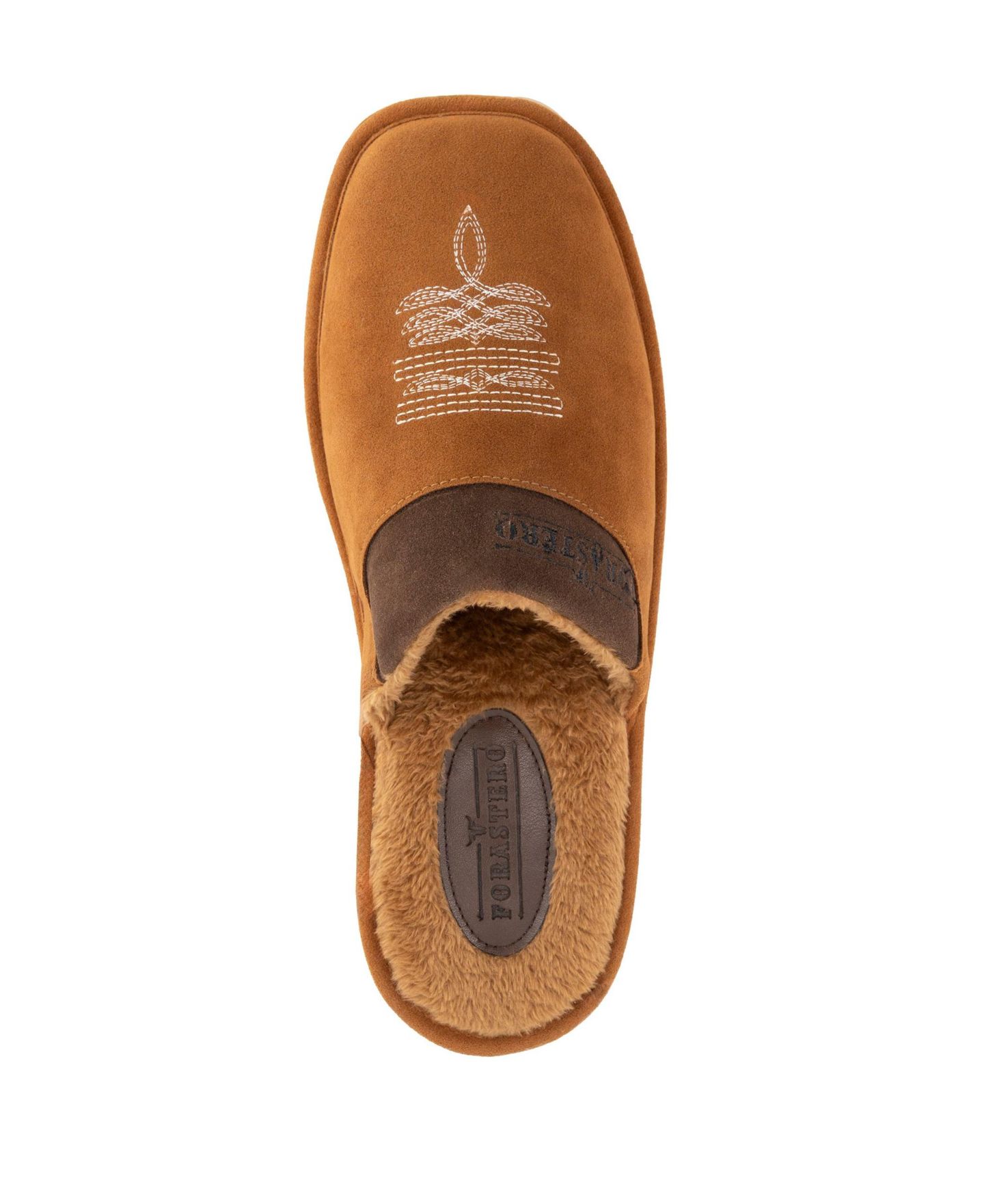 Мужские тапочки Forastero Suede Slippers, цвет: Коричневый — фото 4