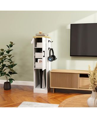 44.49" Slim AV Media Stand with 2 Drawers & 3 Hooks