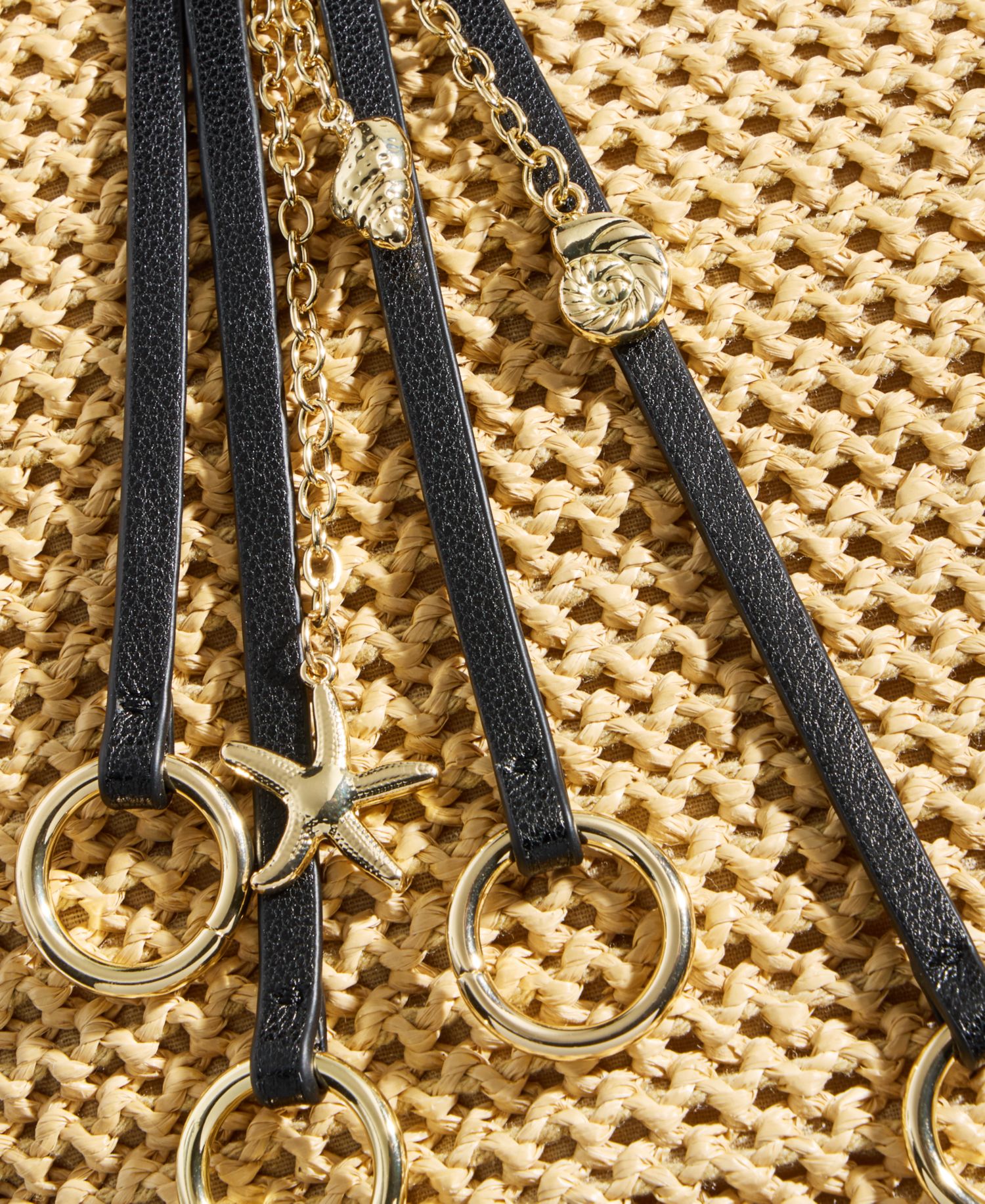Zavaa Straw Tote Handbag