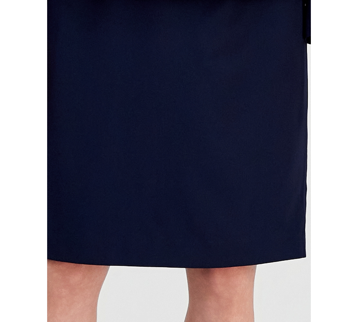Le Suit Women's One-Button Peplum Jacket & Basic Sheath Dress