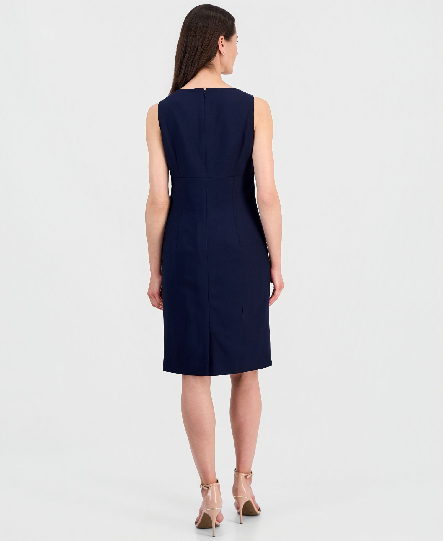 Women's Zipper-Pocket Open Cardigan & Empire-Seamed Dress Suit