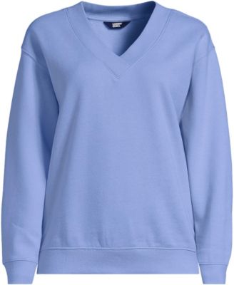 Plus Size Long Sleeve Serious Sweats V-neck Sweatshirt