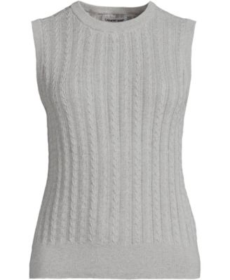 Women's Cotton Pointelle Shell Sweater