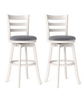 30.5 in Swivel Counter Height Bar Stools Set of 2