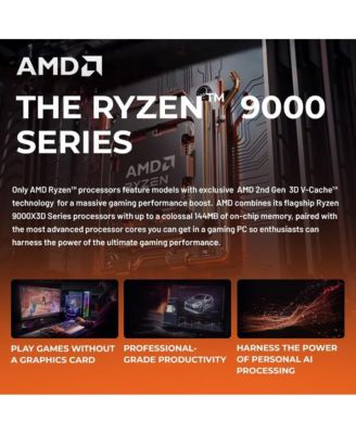 Omen MAX Tower Desktop AMD Ryzen 9 32GB RAM NVIDIA GeForce RTX 5090 1TB SSD Storage Windows 11 Pro