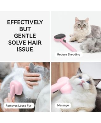 Cat Hair Brush For Shedding Grooming Massage Remove Loose Hair