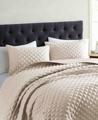 Harlan Herringbone 3-Piece Coverlet Set, King