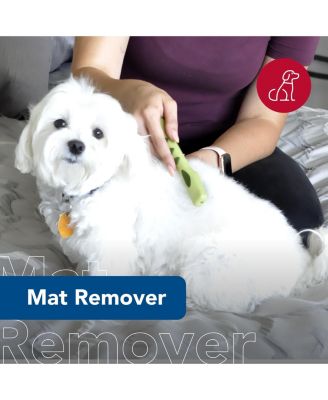 Dematting Comb for Dogs Detangles Mats Smooths Coarse Long Medium Hair Comfort Grip Stainless Steel