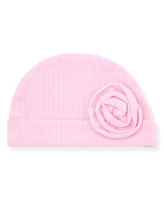 Baby Girls' Long-Sleeve Gown and Hat, 2-Piece Set