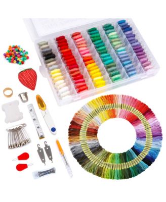 Embroidery Floss Kit 364 Pack 200 Colors Friendship Bracelets Tools String Make