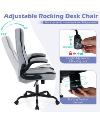 Computer Chair Ergonomic 90 Degree Flip Up Armrests