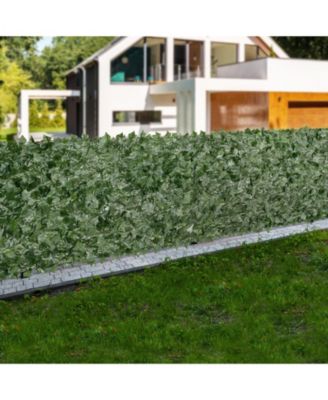 Ivy Privacy Fence, 39 x 198 Wall, Faux Hedges for Garden Use
