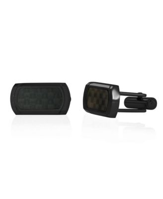 Stainless Steel, Carbon Fiber Cufflinks