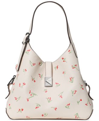 Vibrant Buds Small Crossbody Tote Handbag