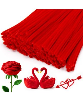 200PCS Pipe Cleaners Craft Decorations Valentine's Day Creative Arts Supplies