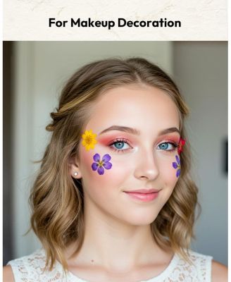 100pcs Dried Flowers Pressed Leaves Craft Kit DIY Soap Candle Scrapbook Card Making Supplies