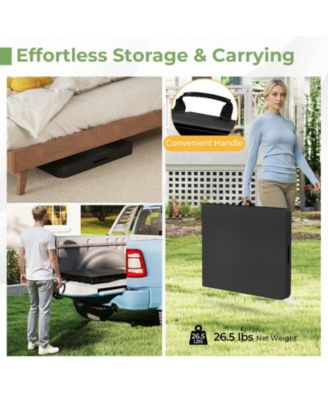 Portable Folding HDPE Table with Carrying Handle