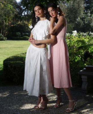 Women's Side Zippered Maxi Skirt