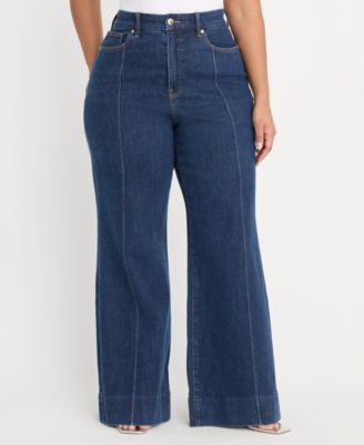 Women's High-Rise Wide-Leg Jeans