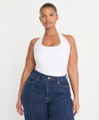 Women's Halter Square Neck Bodysuit