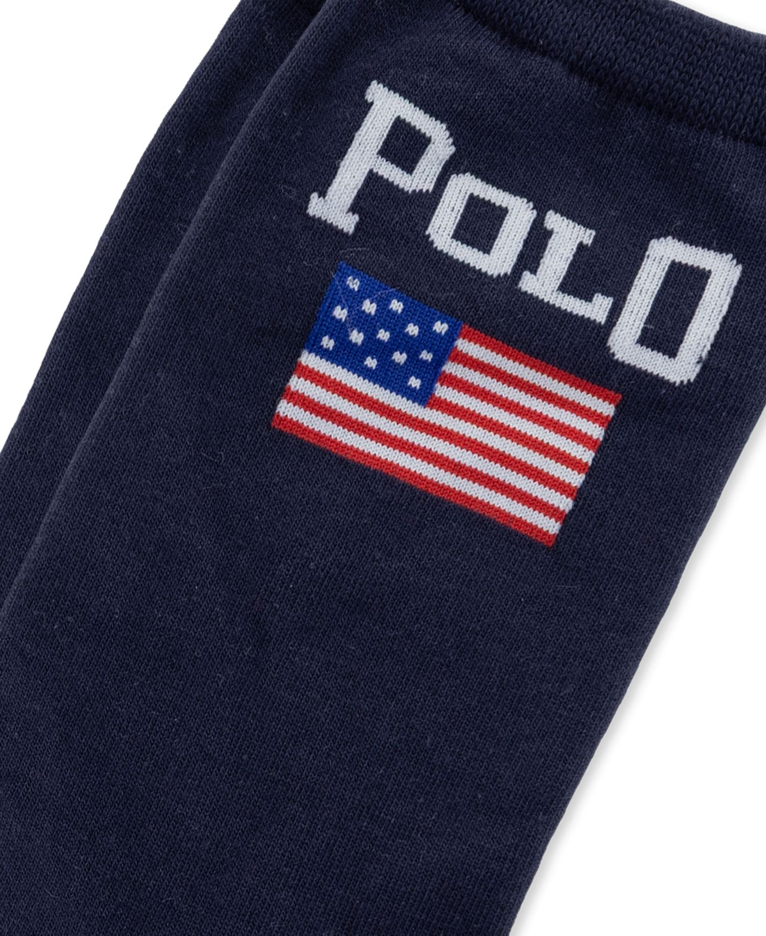 Women's Flag Motif Crew Socks