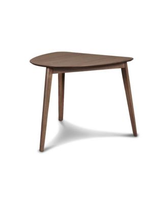 Furniture Oscar 32" Solid Wood Triangle Corner Table