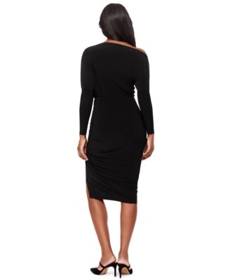 Women's Off-The-Shoulder Long-Sleeve Dress